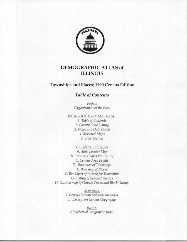 POLIDATA SOUTH CAROLINA DEMOGRAPHIC ATLAS Bibliographic Info